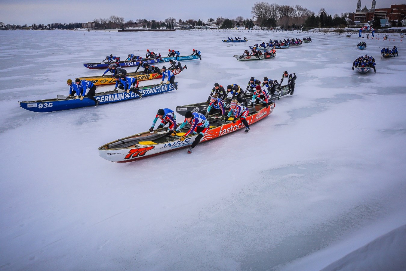 Course de canot à glace de Sorel-Tracy: Un site réaménagé et une équipe locale à encourager !