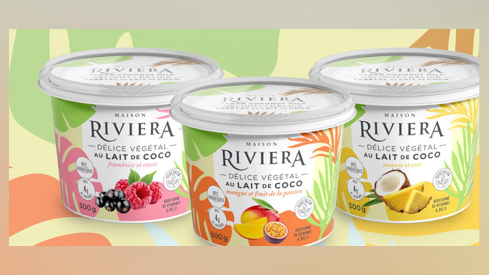 Maison Riviera lance une gamme de délices végétaux au lait de coco