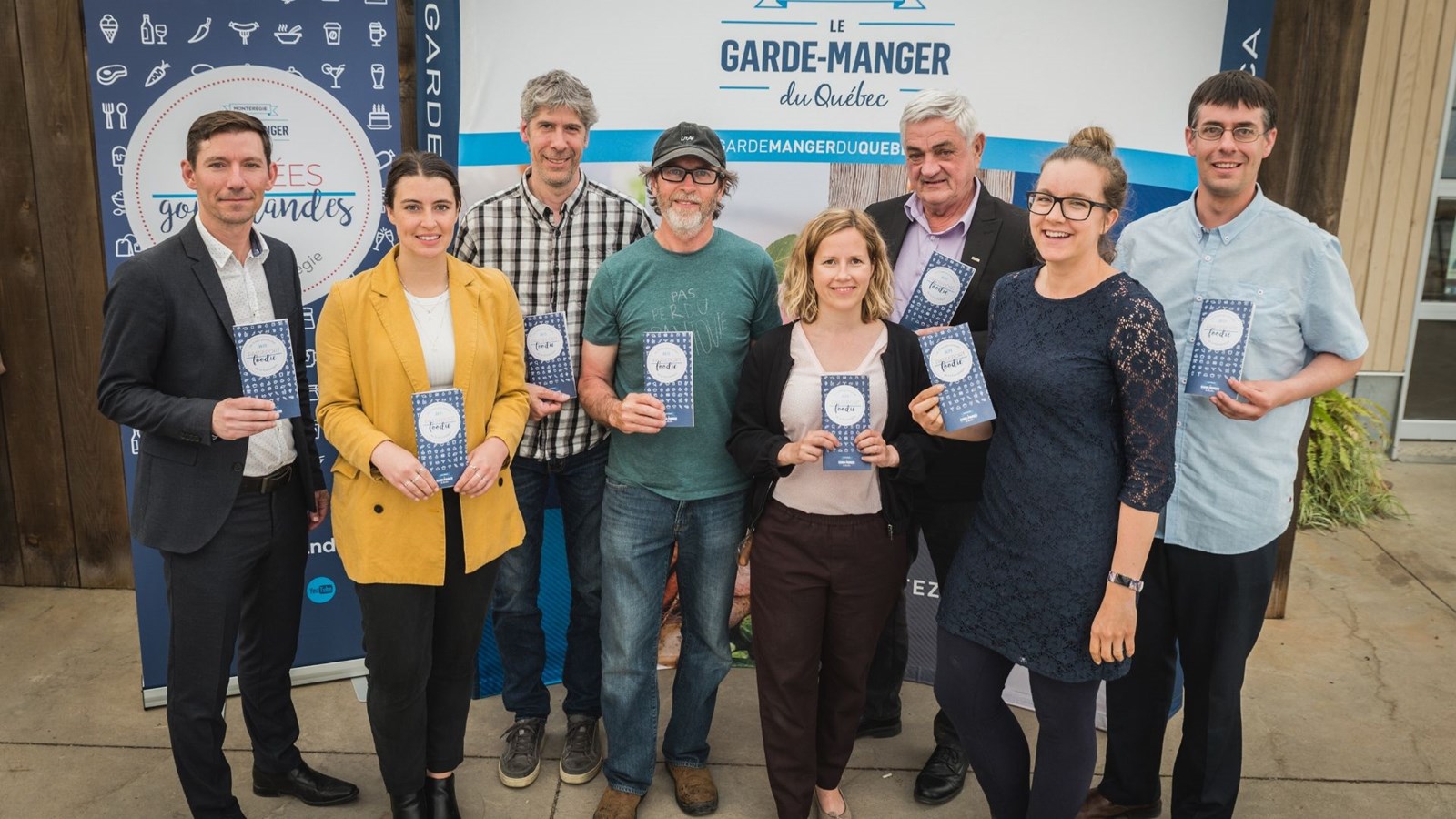 Nicolas Thuot, Lauranne Lanthier, Pascal Gervais et Fernando Balthazard, Andréanne Bergeron, Gilles Salvas, Katherine Ducharme, Luc Tellier