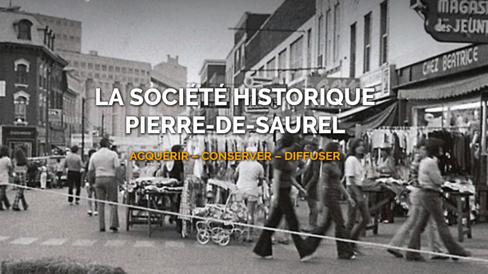 Un nouveau site Internet pour la Société historique Pierre-de-Saurel