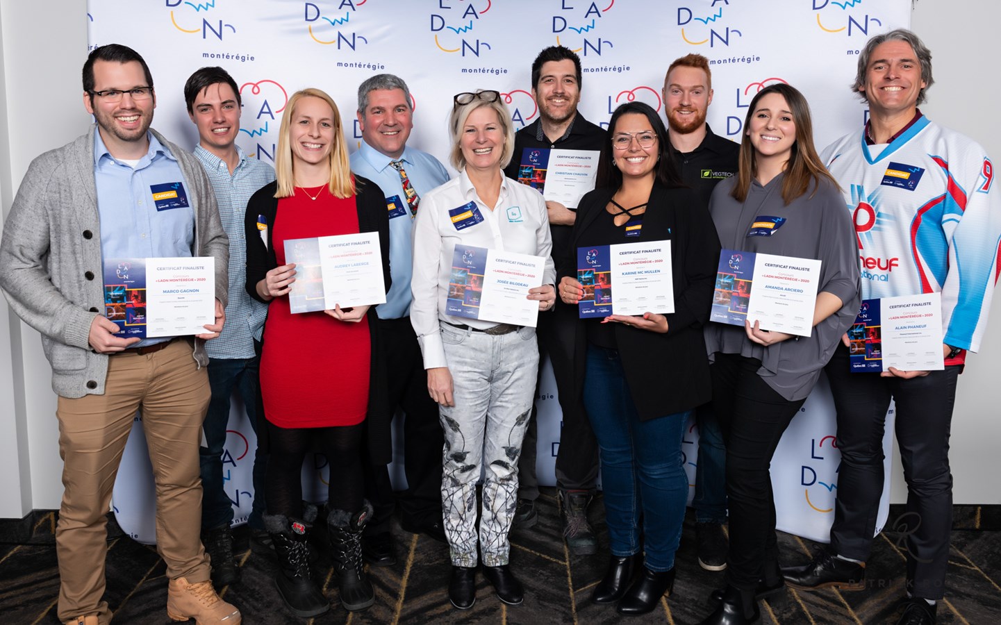 Les 10 finalistes du concours LADN Montérégie 2020 se retrouvent le 25 mars prochain pour le dévoilement des sept lauréats des prix LADN, qui se partageront 14 500 $ en bourses.