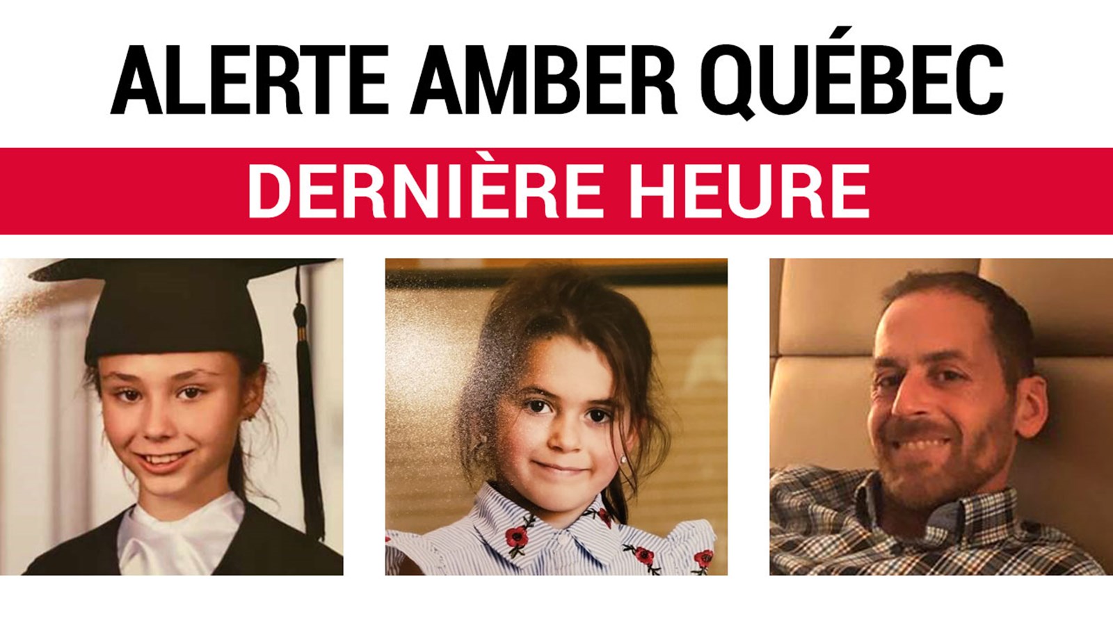 Alerte Amber pour retrouver deux fillettes disparues de Lévis