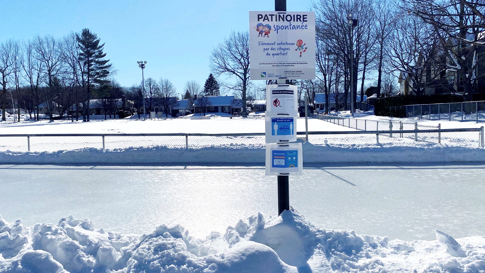 Vous désirez une patinoire citoyenne sur un terrain municipal de votre quartier cet hiver?