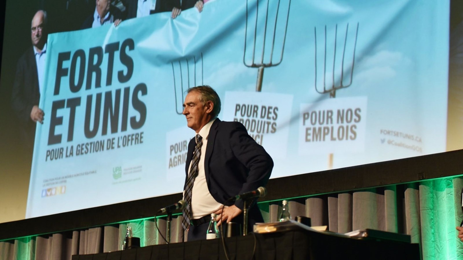 Le nouveau président de l'UPA, Martin Caron.