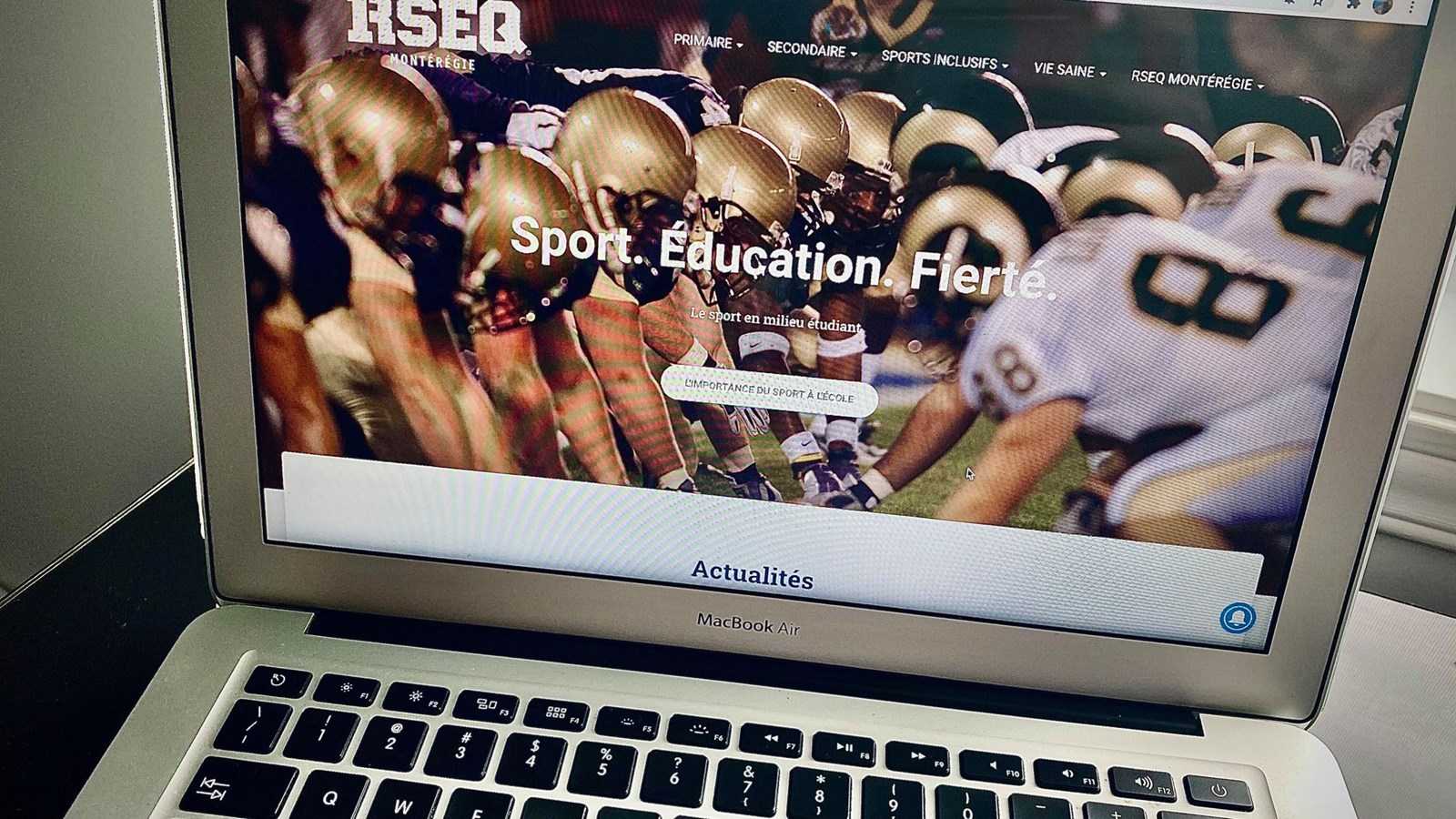 Le RSEQ Montérégie présente un nouveau site web pour la rentrée scolaire