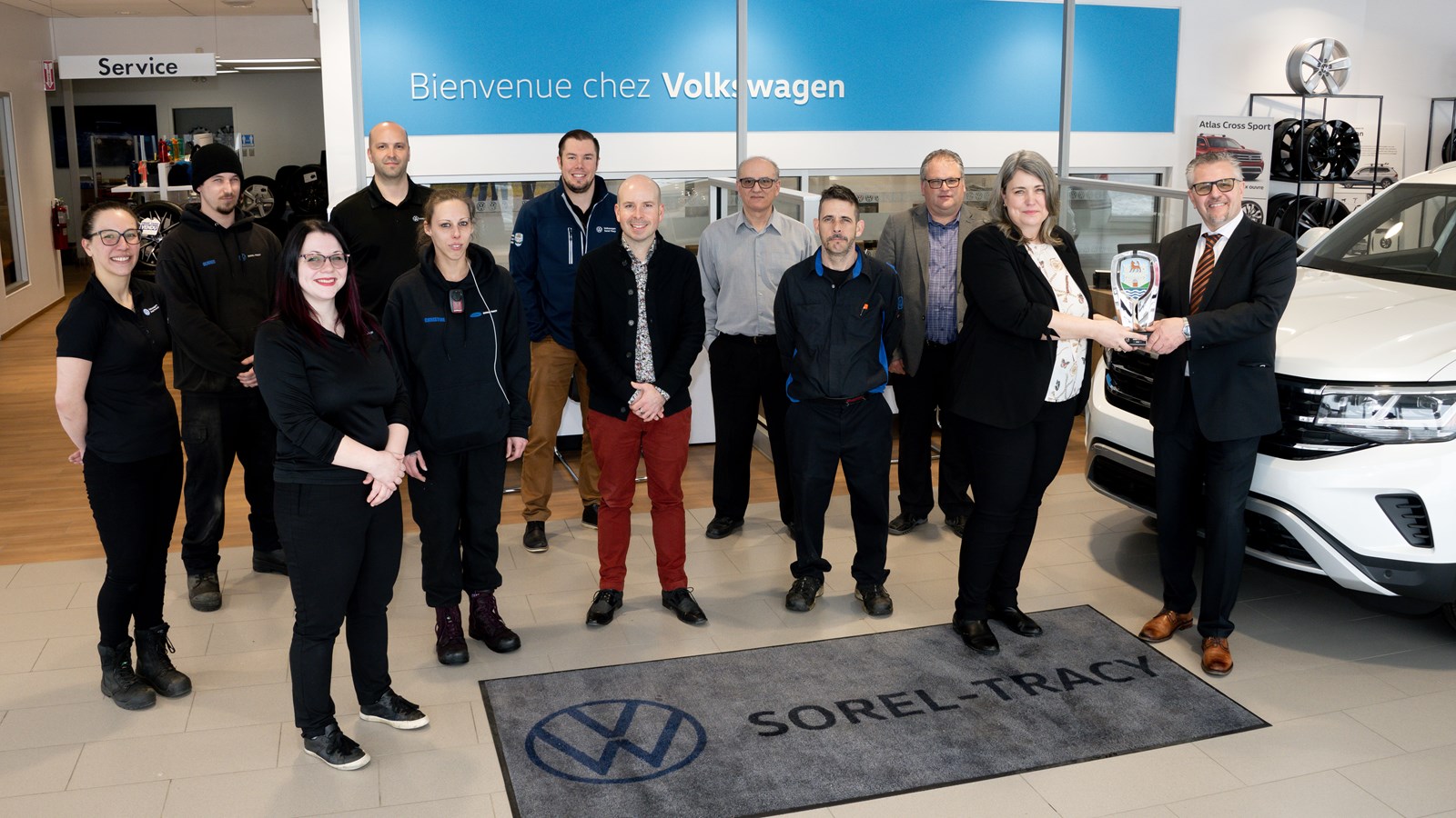Volkswagen Sorel-Tracy adhère au Club de l’Emblème Wolfsburg 2022