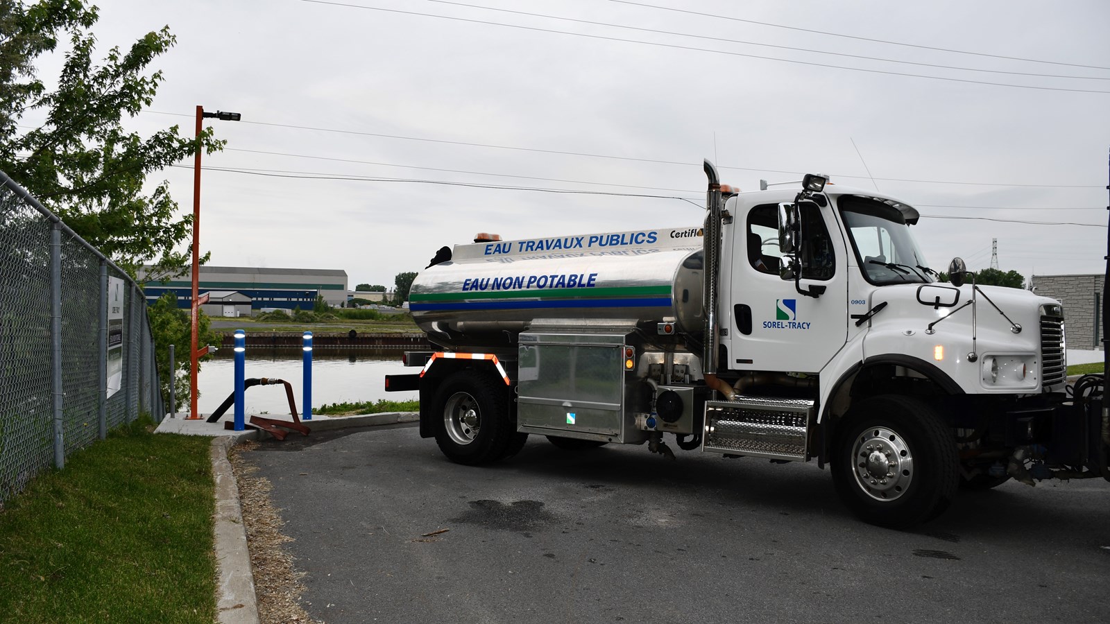 Une prise d’eau brute pour de l’arrosage sans gaspillage à Sorel-Tracy