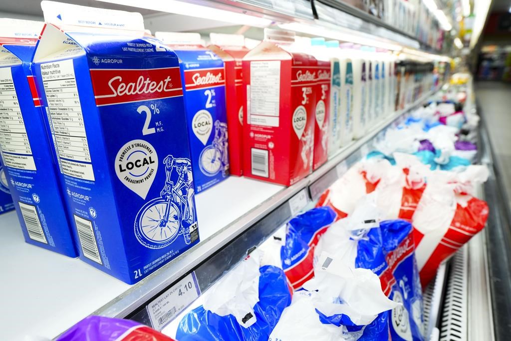 Hausse mercredi de 2,2 % du prix du lait destiné aux marchés de détail