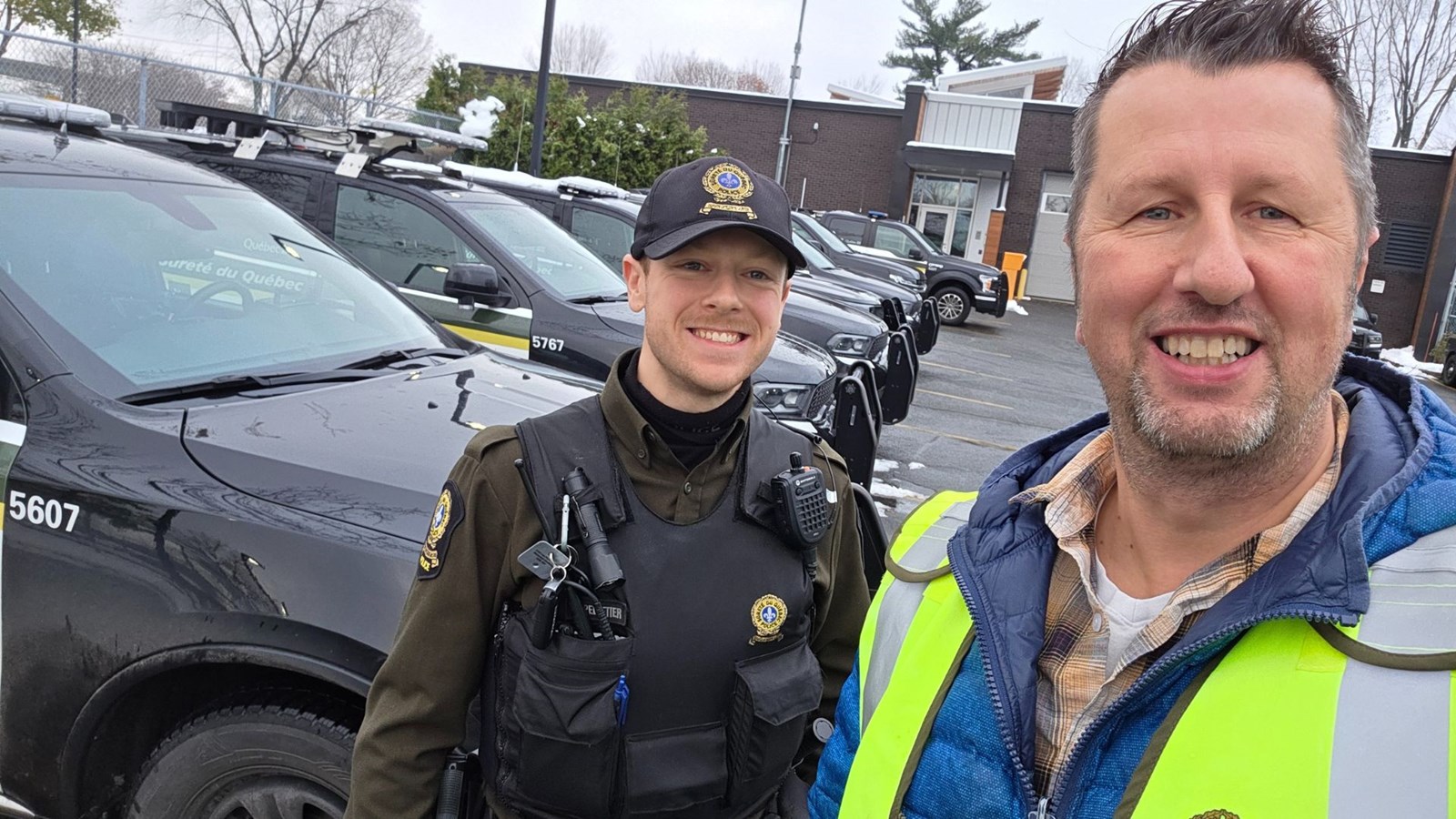 L’élu municipal du secteur Saint-Laurent, Martin Lajeunesse, a pris part à une journée de patrouille en compagnie de l’agent Raphaël Pelletier.