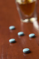 Pills with alcohol