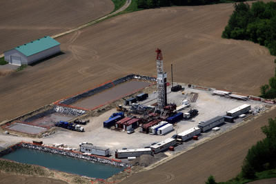 Mercredi, le 22 septembre 2010 - Des puits de gaz de schiste.