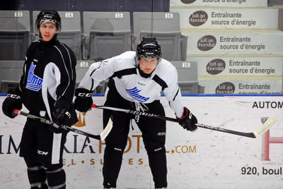 (Photo Écho de la Rive-Nord) Nikita Kolesnikovs se rendra à Calgary afin de participer au camp de sélection de l'équipe nationale de la Lettonie en vue du Championnat du monde de hockey junior.