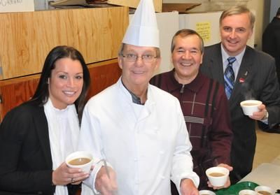 Acheter une bonne soupe pour Opération Enfant Soleil