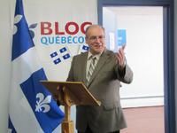 Mario Laframboise, ex-député de la circonscription d'Argentueil-Papineau-Mirabel le 12 mai 2011. Les militants décideront de l'orientation du Parti Simon Dessureault/L'Écho de la Rive-Nord/Agence QMi