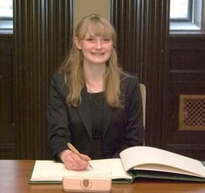 (Photo collaboration spéciale)La nouvelle députée néo-démocrate de 21 ans a été assermentée le mercredi 18 mai dernier à la Chambre des communes.