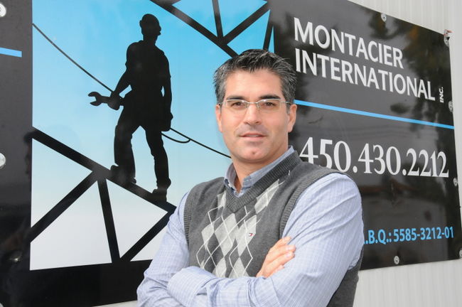 Mario Fortin a reçu une bourse de l’École d’Entrepreneuship de Beauce et du cabinet RSM Richter Chamberland pour la vision de croissance de son entreprise Montacier International.