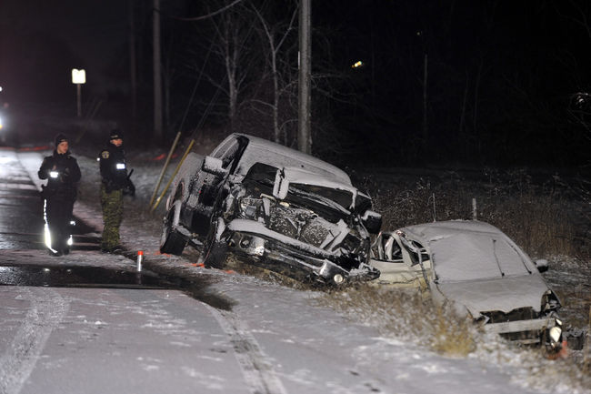 La première neige de l’année serait probablement la cause de l’accident mortel survenu hier soir à Mirabel.
