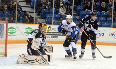 Match entre l'Armada de Blainville-Boisbriand et les Sea Dogs de Saint John, le dimanche 29 janvier 2012, à Saint John au Nouveau-Brunswick.STÉPHANE PAQUETTE/AGENCE QMI