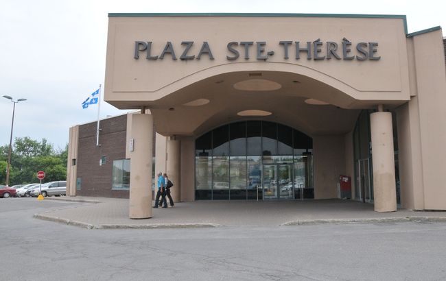 Il y a moins d’achalandage la fin de semaine qu’en semaine à la Plaza Sainte-Thérèse.