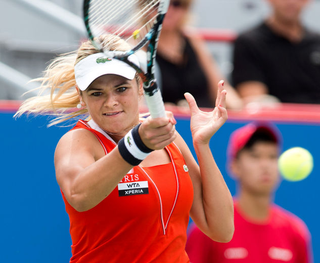 <p>Aleksandra Wozniak gagne son match contre Christina McHale durant la coupe Rogers au stade Uniprix de Montréal, le samedi 11 aout 2012</p><p>BEN PELOSSE/LE JOURNAL DE MONTRÉAL/AGENCE QMI