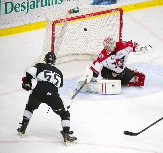 Le défenseur Samuel Carrier a marqué deux buts et amassé deux passes dans la victoire des siens face aux Voltigeurs de Drummondville.