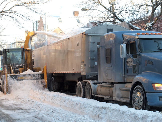 Presque toute la neige laissée par la tempête du 27 décembre dernier a été ramassée dans la MRC Thérèse-De Blainville.
