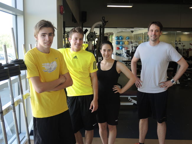 Frédéric Bachmann rencontre régulièrement ses étudiants en sport-études.