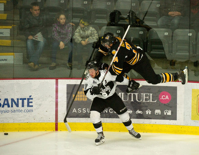 Christopher Clapperton a pu se tailler une place au sein de l'équipe de la LHJMQ en vue de la Super Série Subway.