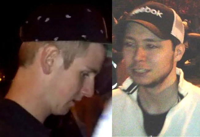 Ces hommes sont recherchés par le service de police en lien avec les événements qui ont suivi les festivités de Blainville en Fête.