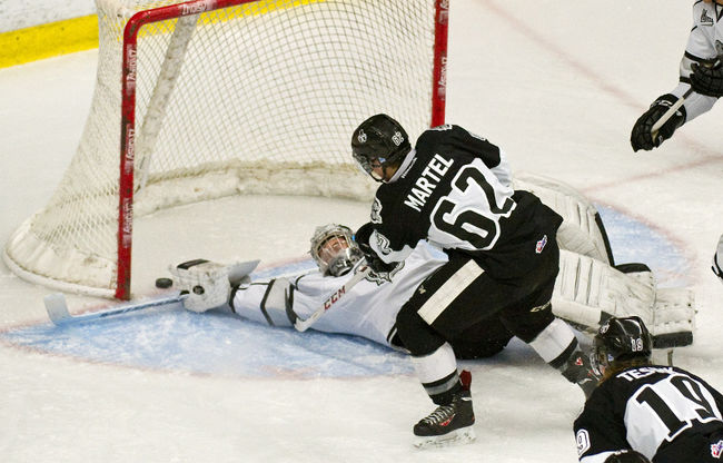 Danick Martel a poursuivi sa belle saison en inscrivant deux buts et deux passes dans la victoire de 6-4 de l'Armada contre les Olympiques de Gatineau.
