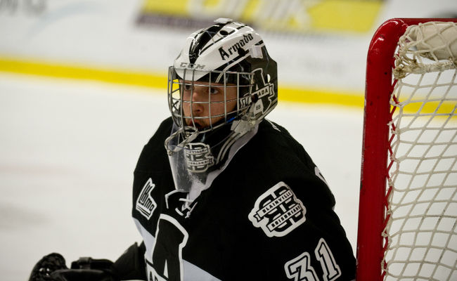 Le gardien auxiliaire Guillaume Decelles portera dorénavant le chandail des Huskies de Rouyn-Noranda.