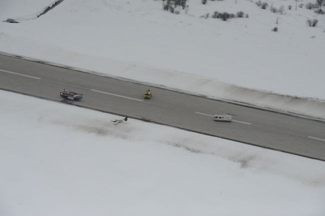 Plus de peur que de mal pour un pilote à l'aéroport Mirabel mercredi après-midi.