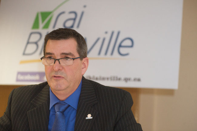 Richard Perreault a annoncé son premier budget en tant que maire de Blainville.