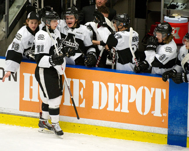L'attaquant Nikita Jevpalovs pilotera la première ligne d'attaque à Rimouski ce soir.