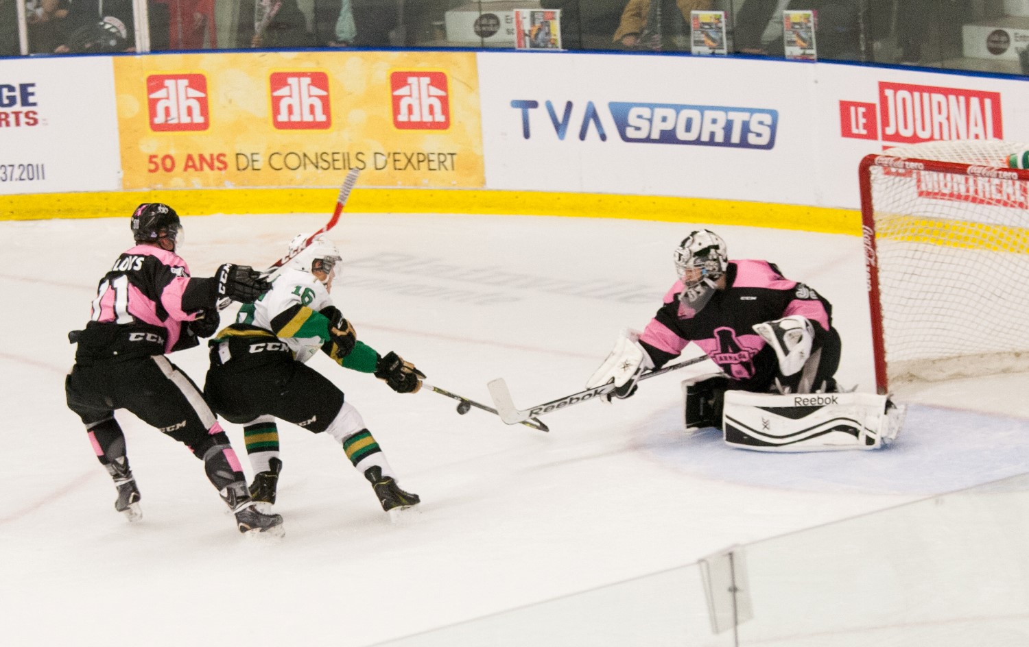 L'Armada voit la vie en rose contre les Foreurs