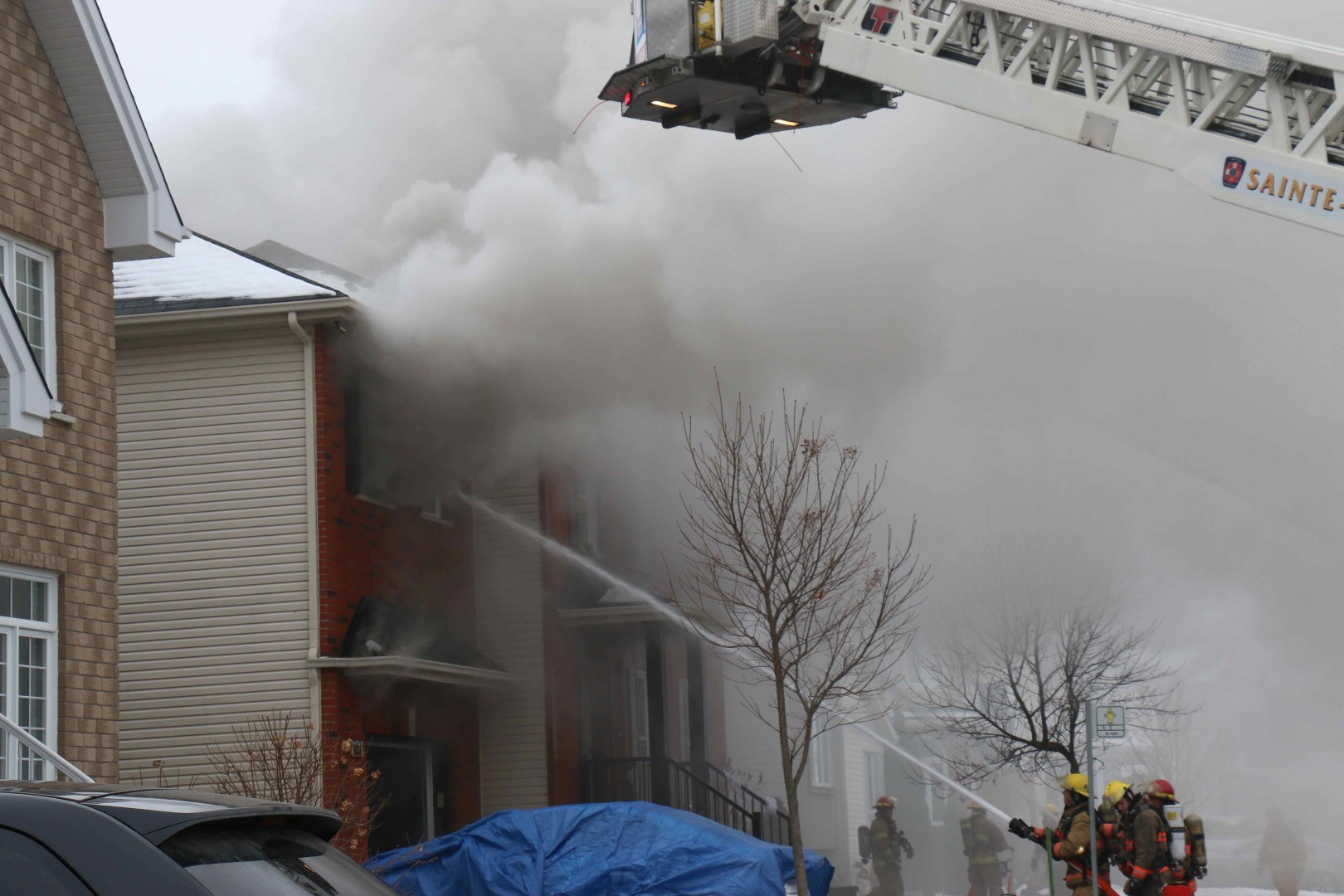 Une résidence de Boisbriand ravagée par les flammes
