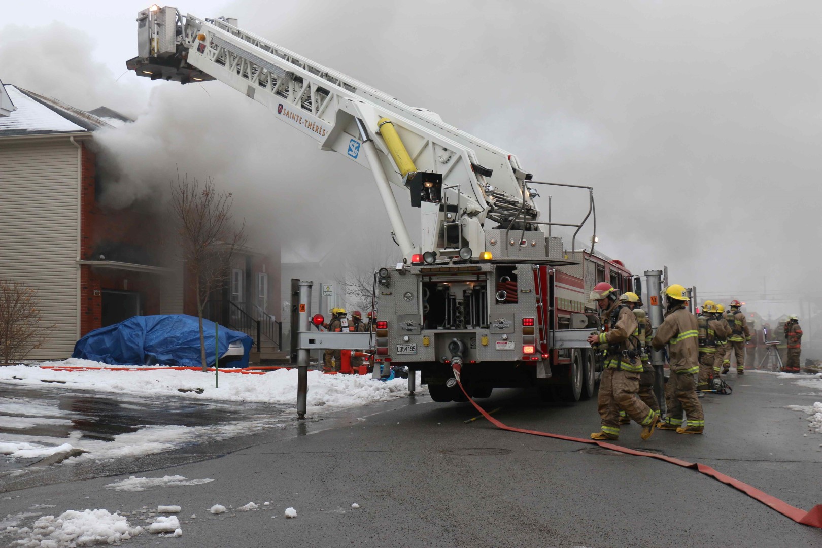 Une résidence de Boisbriand ravagée par les flammes