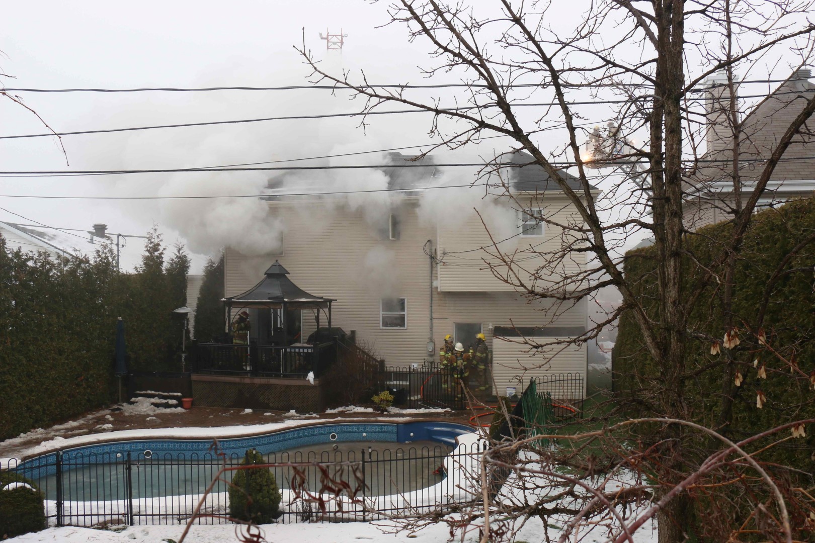 Une résidence de Boisbriand ravagée par les flammes