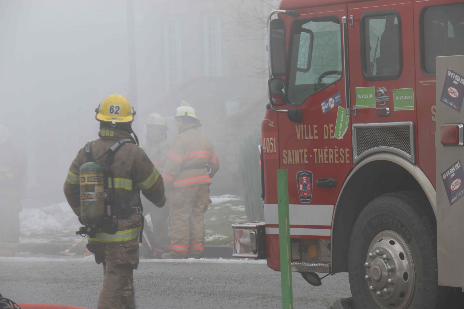 Une résidence de Boisbriand ravagée par les flammes