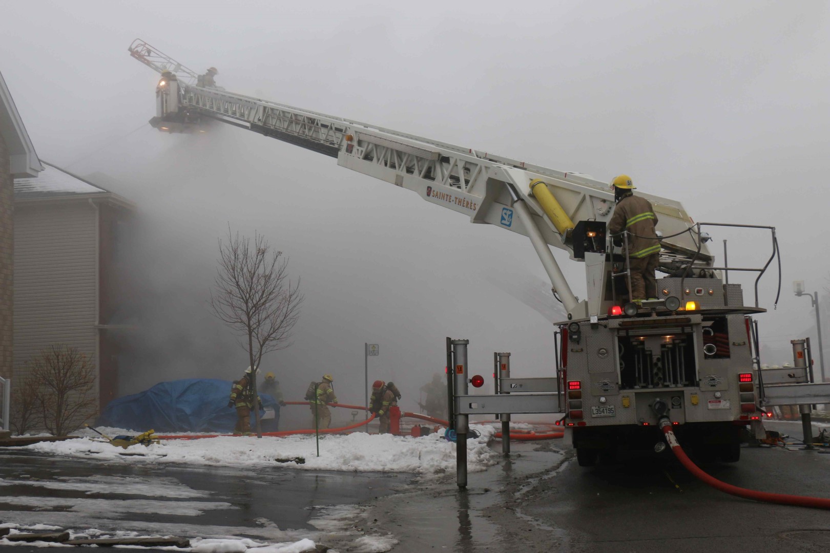Une résidence de Boisbriand ravagée par les flammes