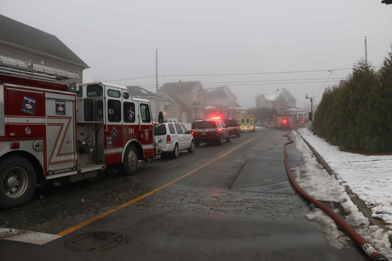 Une résidence de Boisbriand ravagée par les flammes