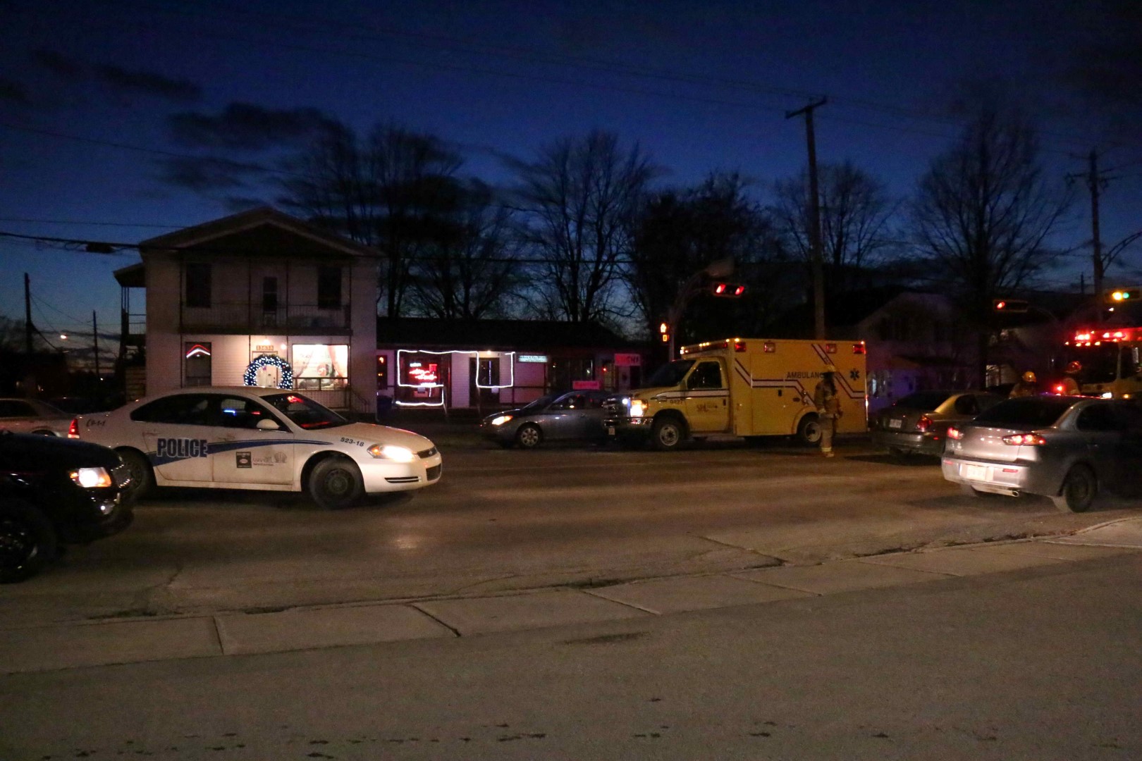 Accident à l'intersection Curé-Labelle et Charles