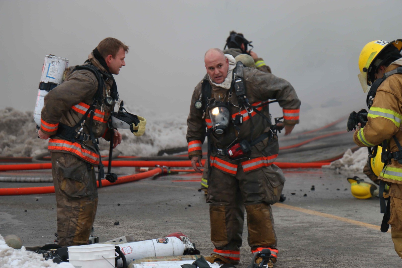 Maison ravagée par les flammes à 3 jours de Noël