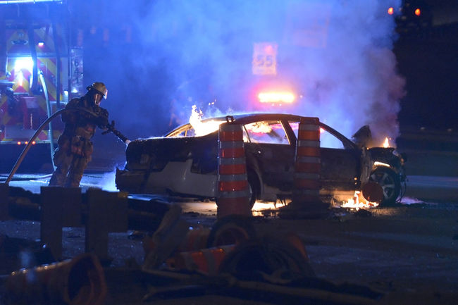 Personne n'a été blessé dans l'accident.