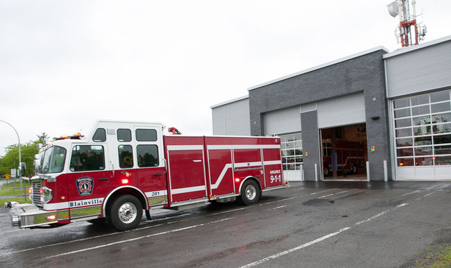 La garde en caserne 24 h sur 24 et 7 jours sur 7 est entrée en vigueur le 2 juin dernier à Blainville. 
