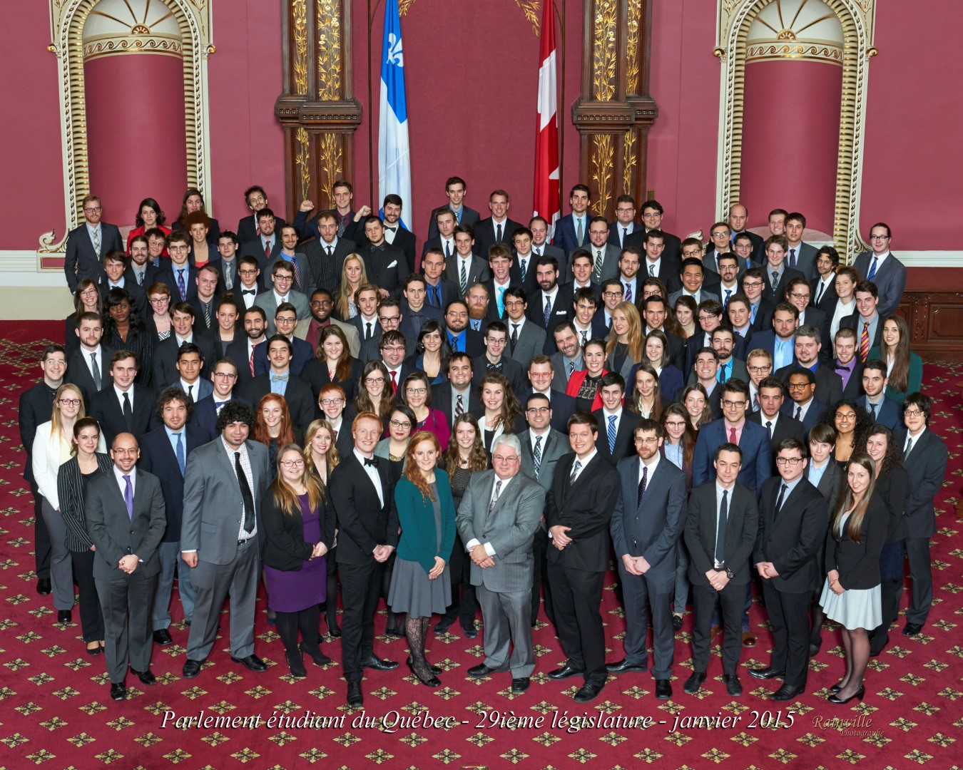 Le Parlement étudiant du Québec a envahi l'Assemblée nationale