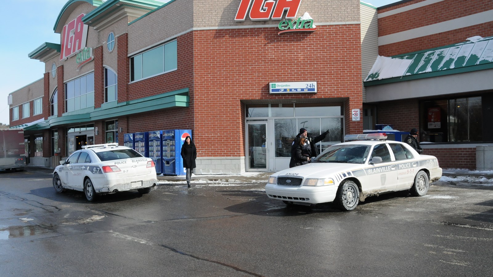 Deux employés de Garda agressés à la sortie du IGA de Blainville