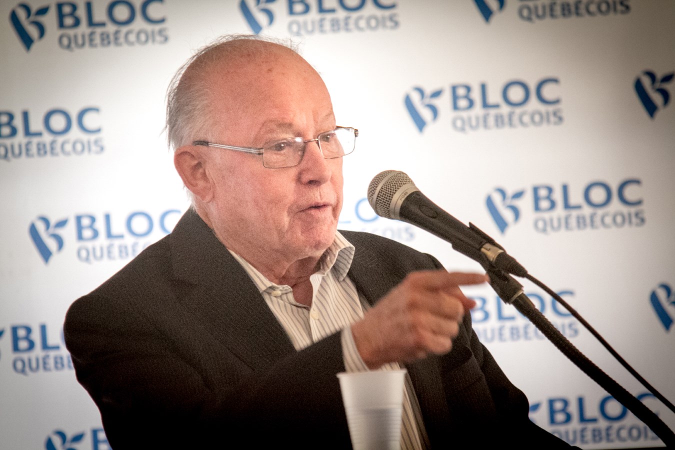 L'ex-premier ministre du Québec, Bernard Landry