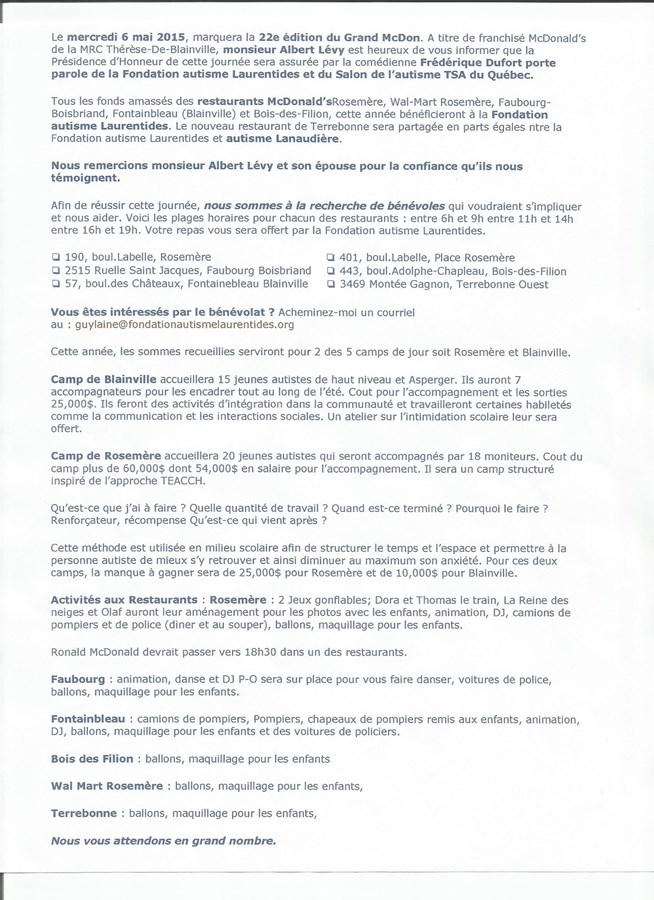 Activités