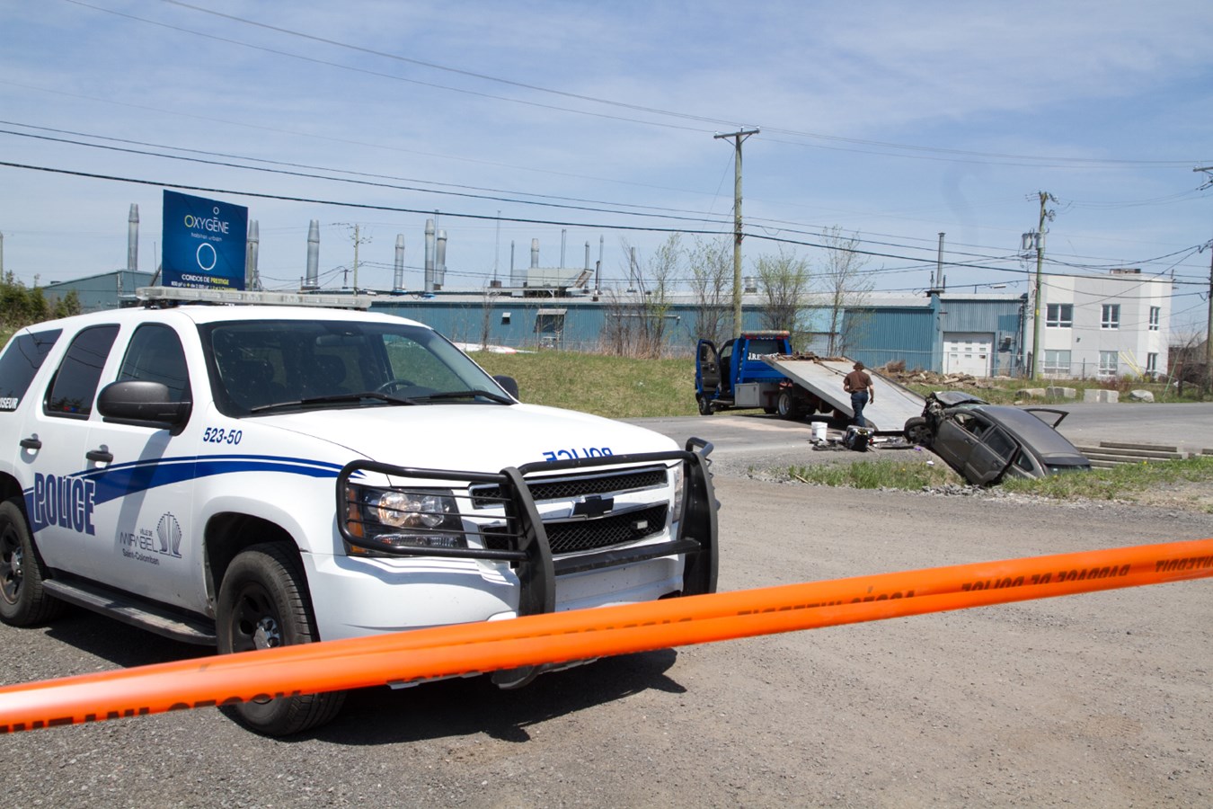 Un accident fait un blessé sur le chemin de la Côte-Nord